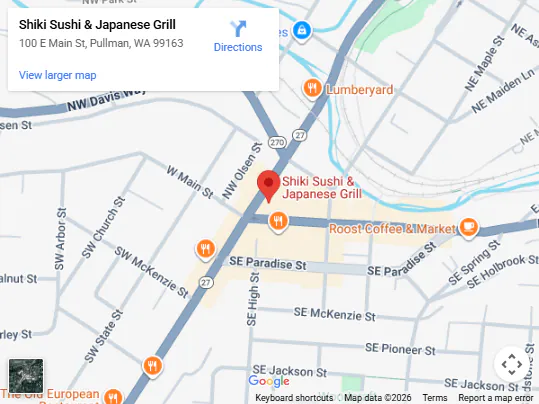 Location, 100 E Main St, Pullman, WA 99163 100 E Main St, Pullman, WA 99163